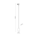 Lampa wisząca na szynę 1 fazowy TRACER CZARNY GU10 4933 TK Lighting