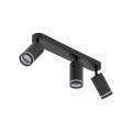 Lampa sufitowa reflektorki na listwie JET CZARNY 3*GU10 6914 TK Lighting