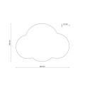 Kinkiet lampa ścienna chmurka CLOUD BEIGE 2 5886 TK Lighting