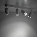 Lampa sufitowa reflektorki na listwie JET BIAŁY 4*GU10 6917 TK Lighting