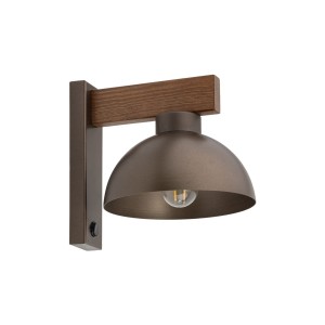 Kinkiet lampa ścienna OSLO BRĄZ 1 PŁ 6279 TK Lighting