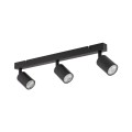 Lampa sufitowa reflektorki na listwie TOP CZARNY 3 6176 TK Lighting
