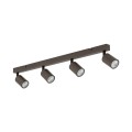 Lampa sufitowa reflektorki na listwie TOP BRĄZ 4 6182 TK Lighting