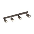 Lampa sufitowa reflektorki na listwie TOP BRĄZ 4 6182 TK Lighting