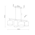 Lampa wisząca DEVA NATURE 6108 TK Lighting