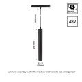Lampa na szynoprzewód do systemu SHIFT HANGIT 12W WLD+40006 barwa ciepła 3000K Spectrum