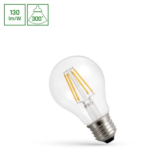 Żarówka ściemnalna LED E27 barwa ciepła 5,5W 2700K WOJ+14644 SPECTRUM