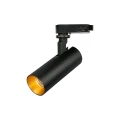 Reflektor do szynoprzewdów 3F Luba 1xLED czarny TRA0103-BK Yaskr