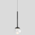 Lampa Wisząca Orra 1xLED czarna PL0105-BK Yaskr