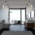 Tubka Luna 1xGU10 czarna IP65 CL0103-BK Yaskr