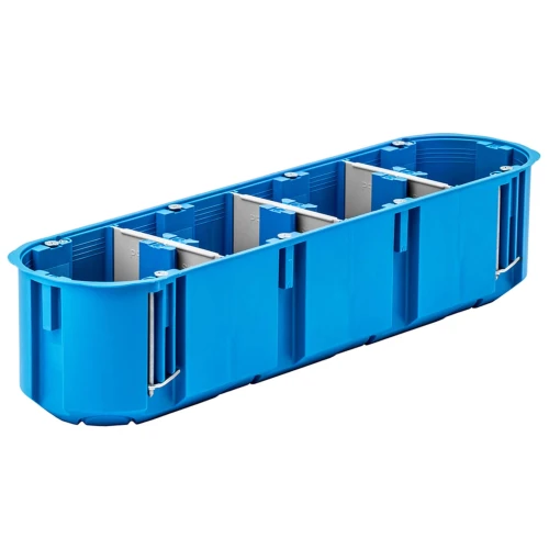 Puszka instalacyjna do płyt karton-gips poczwórna samogasnąca P4x60D Simet 