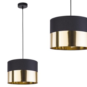 Lampa wisząca LONDYN 1 - punktowa Czarno złoty 3474 TK Lighting