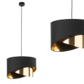 Lampa wisząca GRANT 1 - punktowa Czarno złoty 4823 TK Lighting