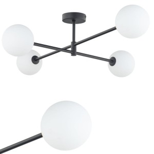 Lampa sufitowa SARIUS BLACK 4 PŁ 4735 TK Lighting