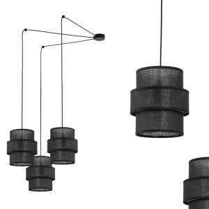 Lampa wisząca CALISTO Czarny E27 MAX 15W LED 5976 TK Lighting