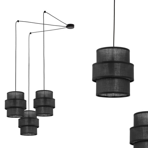 Lampa wisząca CALISTO Czarny E27 MAX 15W LED 5976 TK Lighting