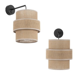 Kinkiet CALISTO kolor Czarny 5400 TK Lighting