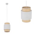Lampa wisząca BOHO NEW 1 - punktowa Biały / słomkowy 5652 TK Lighting