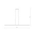 Lampa wisząca BAR LED L 10365 Nowodvorski Lighting