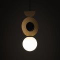 Lampa wisząca DROPS Naturalne drewno 11174 Nowodvorski