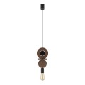 Lampa wisząca DROPS Ciemne drewno 11175 Nowodvorski