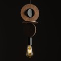 Lampa wisząca DROPS Ciemne drewno 11175 Nowodvorski