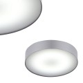 Srebrny plafon ARENA SILVER LED o średnicy 4,5cm z wbudowanym modułem LED 18W Nowodvorski