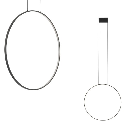 Lampa wisząca CIRCOLO LED M Czarny 10861 Nowodvorski Lighting