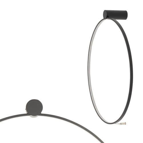 Plafon CIRCOLO LED M Czarny 10815 Nowodvorski Lighting