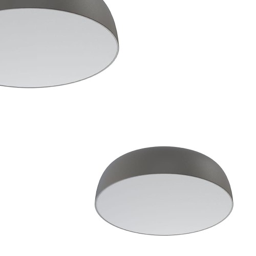 Plafon lampa sufitowa SATELLITE M SILK GRAY 8018 Nowodvorski Lighting