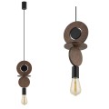 Lampa wisząca DROPS Ciemne drewno 11175 Nowodvorski