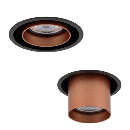 Lampa sufitowa oczko podtynkowe MONO SLIDE Satynowa miedź 10801 Nowodvorski