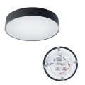 Plafon 18W IP20 ARENA BLACK LED czarny okrągły z wbudowanym modułem LED Nowodvorski Lighting