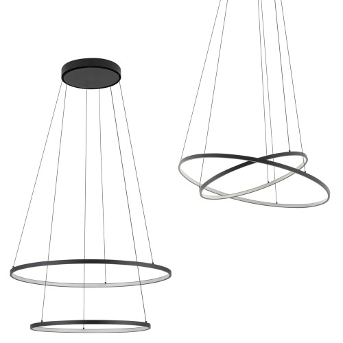 Lampa wisząca CIRCOLO LED Czarny 10814 Nowodvorski Lighting