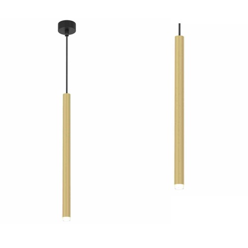 Lampa wisząca MONZA Mosiądz 1xG9 max 8W LED MLP8839 Milagro