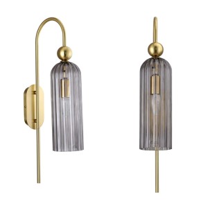 Kinkiet Piega LP-939/1W smoked Light Prestige