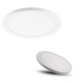 Plafon YORK LED 24W barwa biała neutralna 4000K biały montaż natynkowy lub podtynkowy Light Prestige