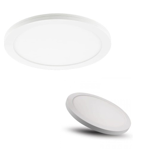 Plafon YORK LED 24W barwa biała neutralna 4000K biały montaż natynkowy lub podtynkowy Light Prestige