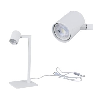 Lampa biurkowa biała Snow LP-731/1T WH Light Prestige