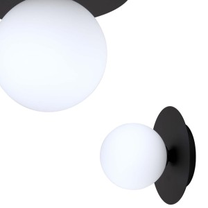 Kinkiet Roma czarny LP-1345/1W BK Light Prestige