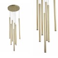 Lampa wisząca złota LUNGO 7 LP-894/7P GD Light Prestige