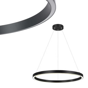 Lampa wisząca śr. 60cm MIDWAY Triangle LP-033/1P S BK Triangle Light Prestige