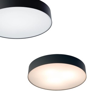 Plafon z czujnikiem ruchu IP20 ARENA BLACK okrągły czarny z białą przesłoną Nowodvorski Lighting