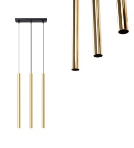 Lampa Wisząca PASTELO 3L złoty połysk G9 3x8W IP20 SL.1196 SOLLUX