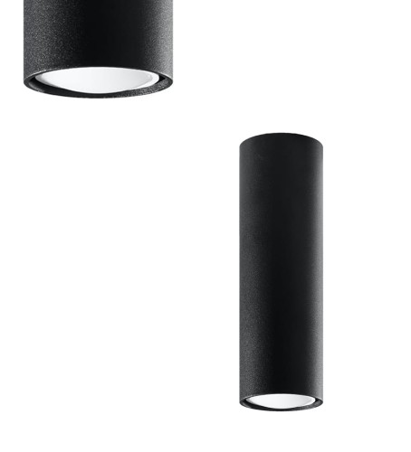 Spot LAGOS 20 czarny GU10 1x40W IP20 SL.1001 SOLLUX