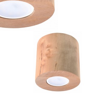 Plafon ORBIS Naturalne Drewno SL.0492 SOLLUX
