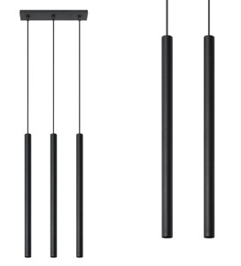 Lampa Wisząca PASTELO 3 Czarna SL.0470 SOLLUX