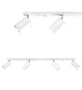 Lista z 4 reflektorkami RING 4L biała SOLLUX