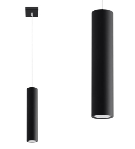 Lampa Wisząca LAGOS 1 Czarny SL.0327 SOLLUX