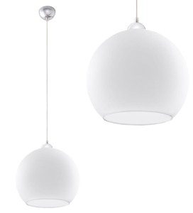 Lampa Wisząca BALL Biała SL.0256 SOLLUX